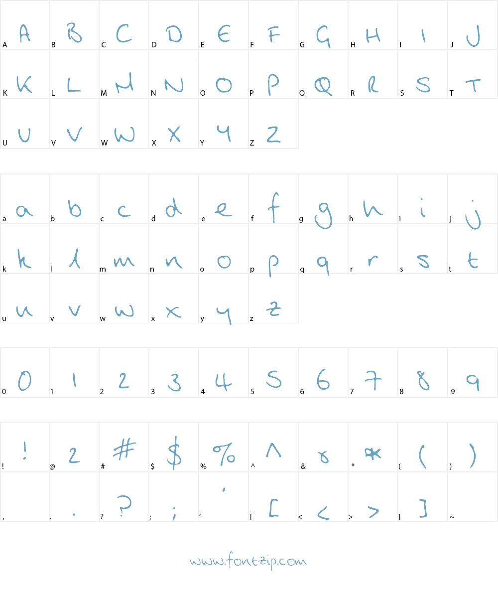 MTF Jude Font Character